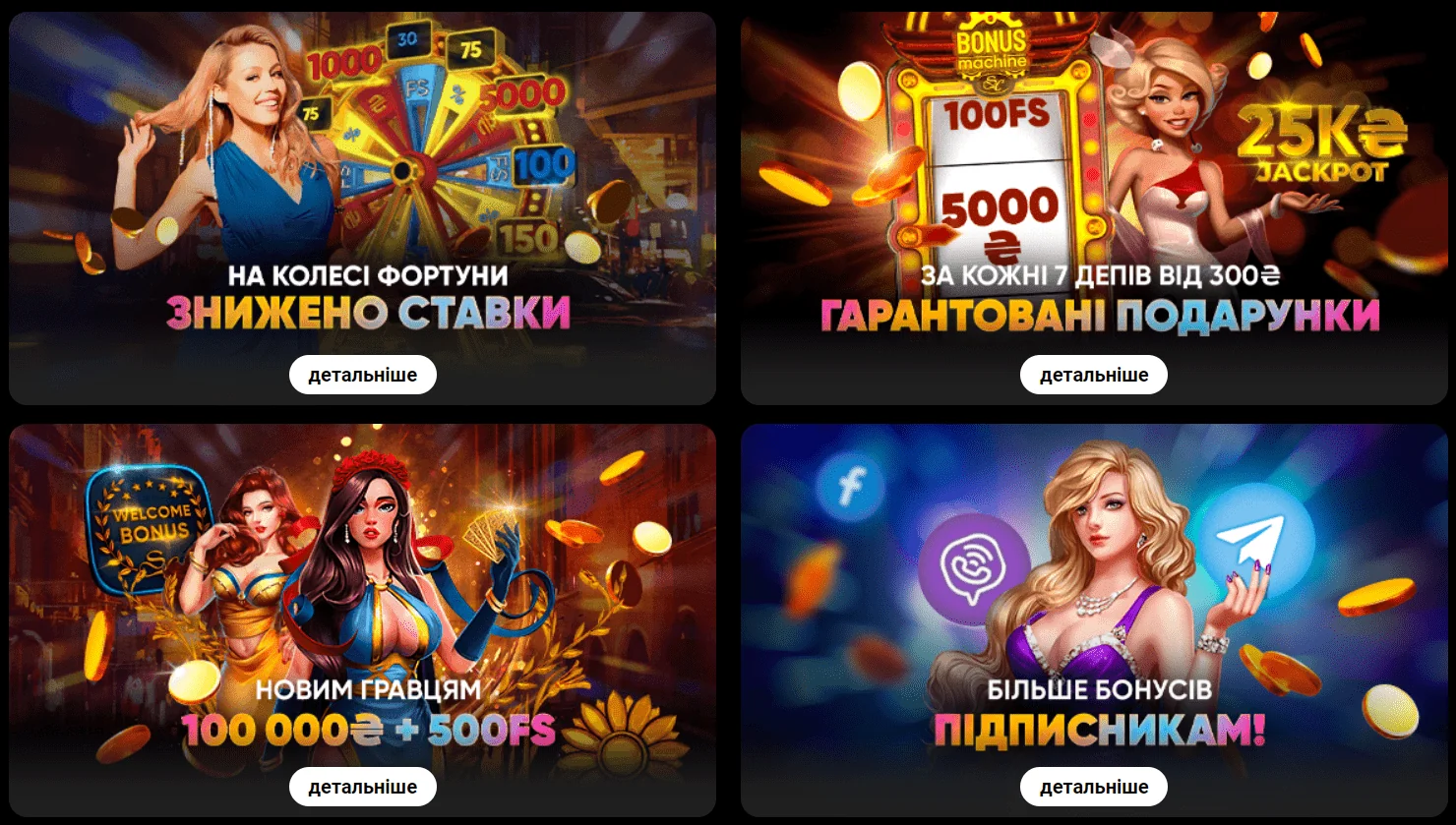 Slots City бонусы и акции