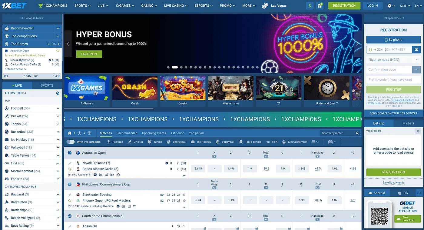 1xbet Nigeria - full review of the betting platform