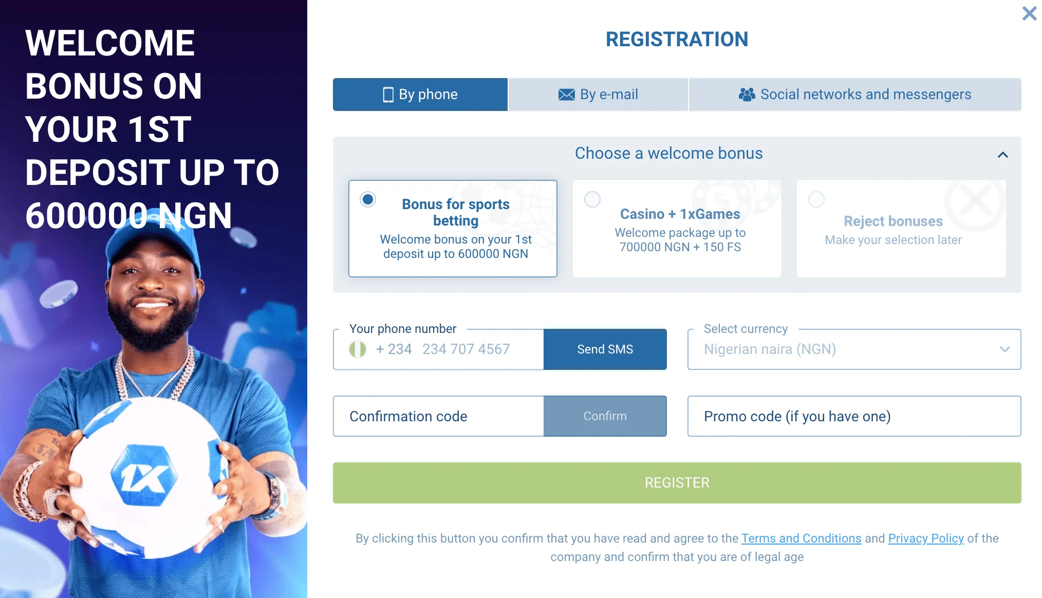 1xbet Nigeria - full review of the betting platform